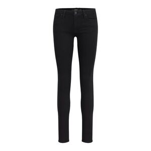 Hudson Krista Ankle Supper Skinny Jeans, size 30, color is dark black.